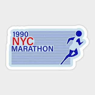 Vintage NYC Marathon 1990 Sticker